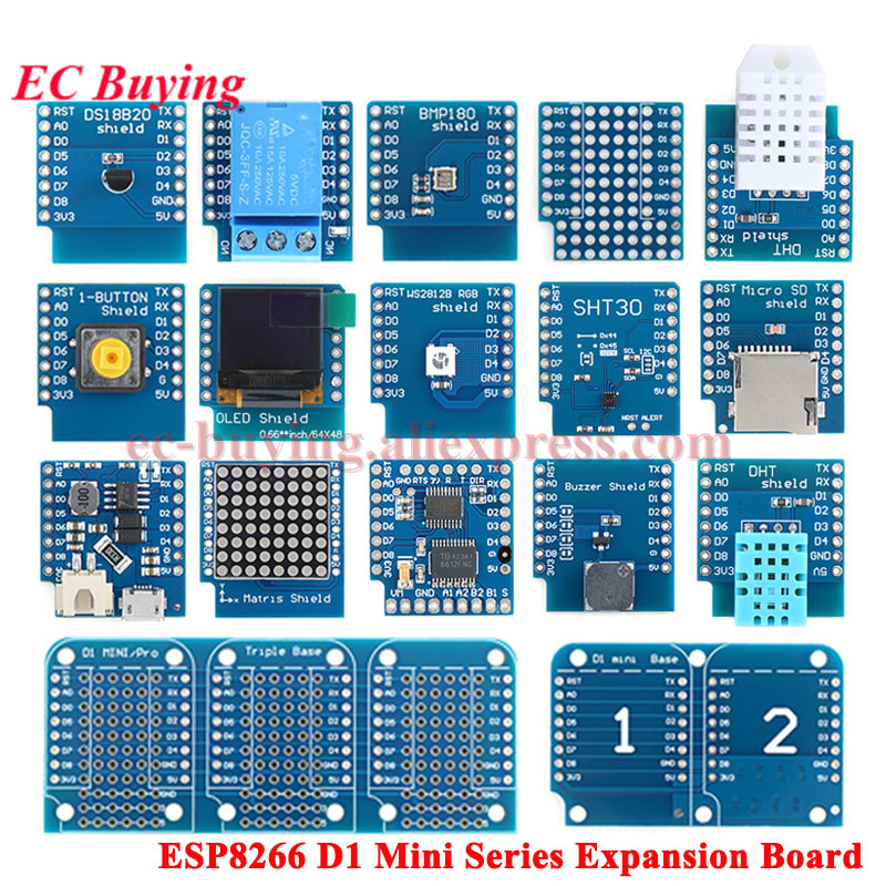 5Pcs/1pc ESP8266 D1 Mini RPO N - огляд і ціна Esp8266 Nodemcu Board