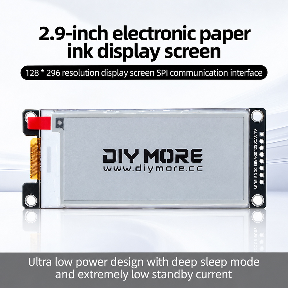 2.9'' Black White Red Yellow D - огляд і ціна Display Epaper 2.9