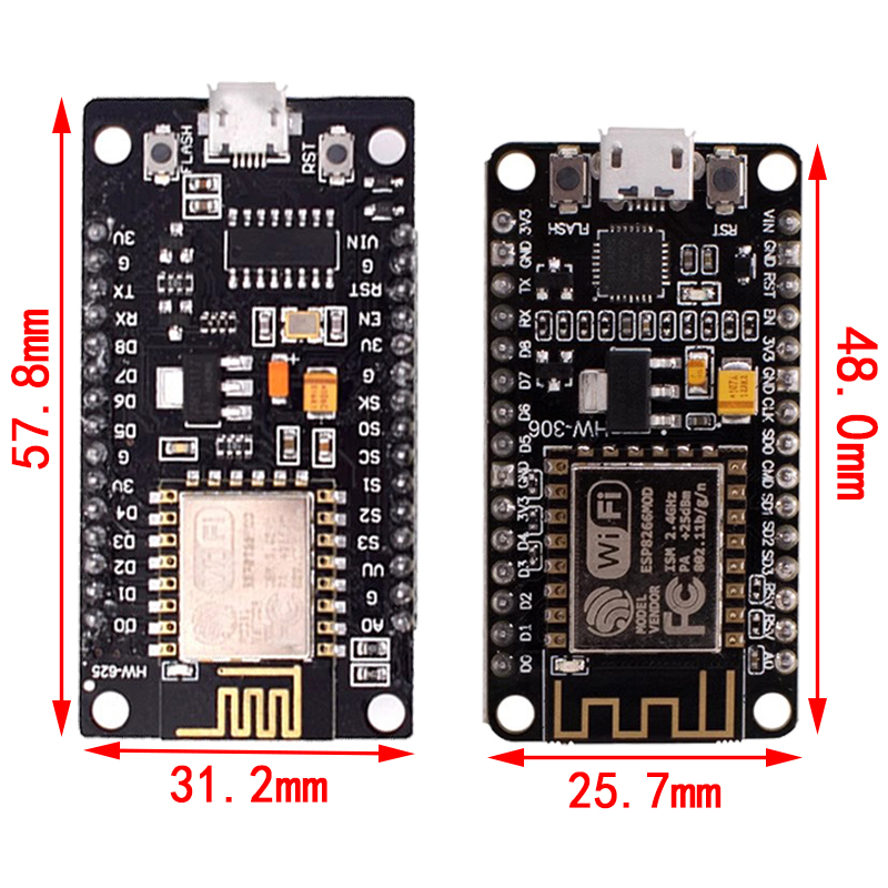 Wireless Module CH340/CP2102/C - огляд і ціна Esp8266 Nodemcu Board